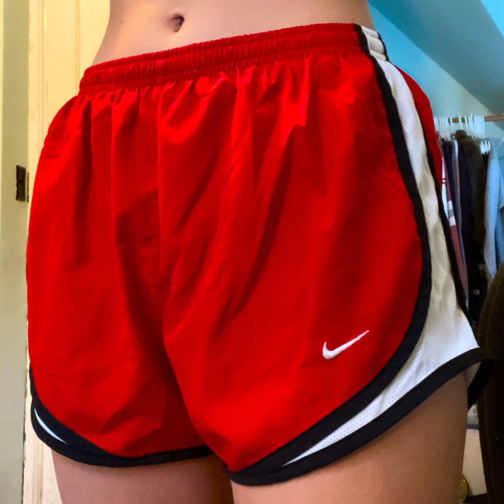 Red Nike Running Shorts